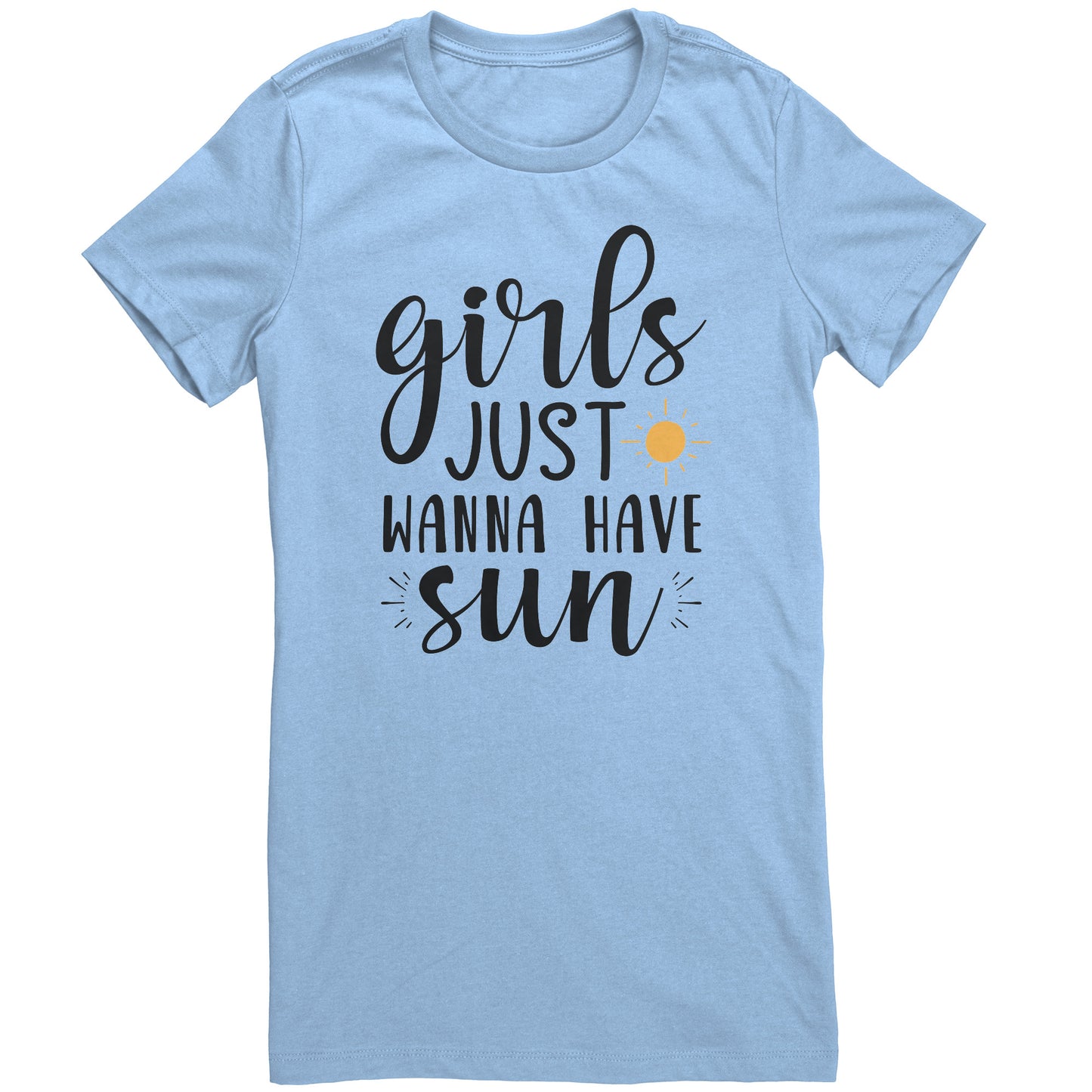 Bella Womens Shirt - Girls just wanna have sun