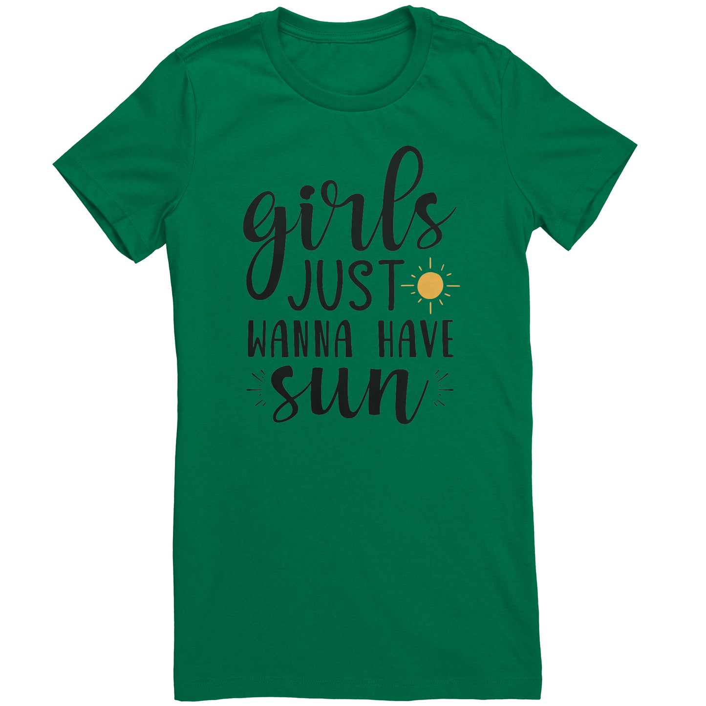 Bella Womens Shirt - Girls just wanna have sun