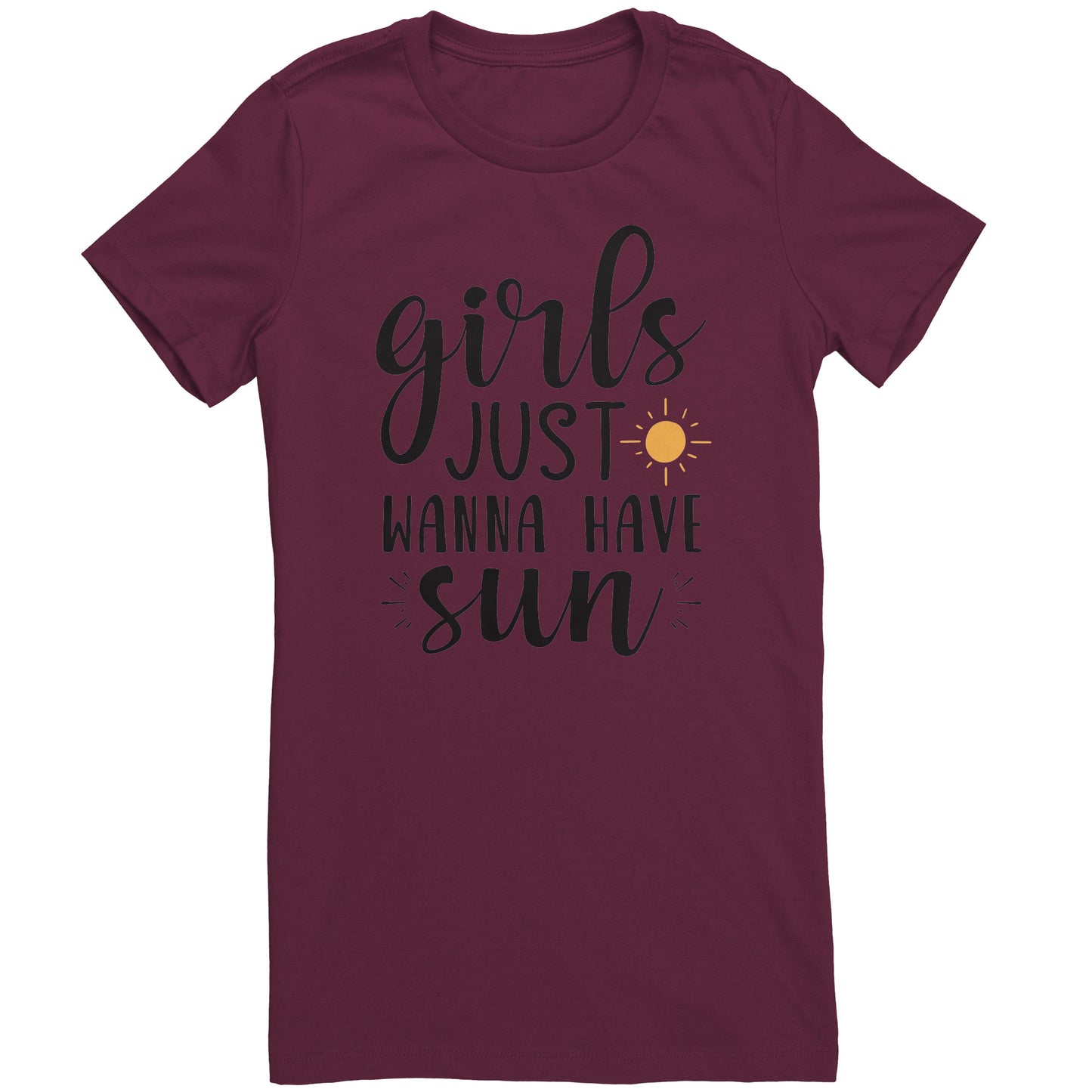 Bella Womens Shirt - Girls just wanna have sun