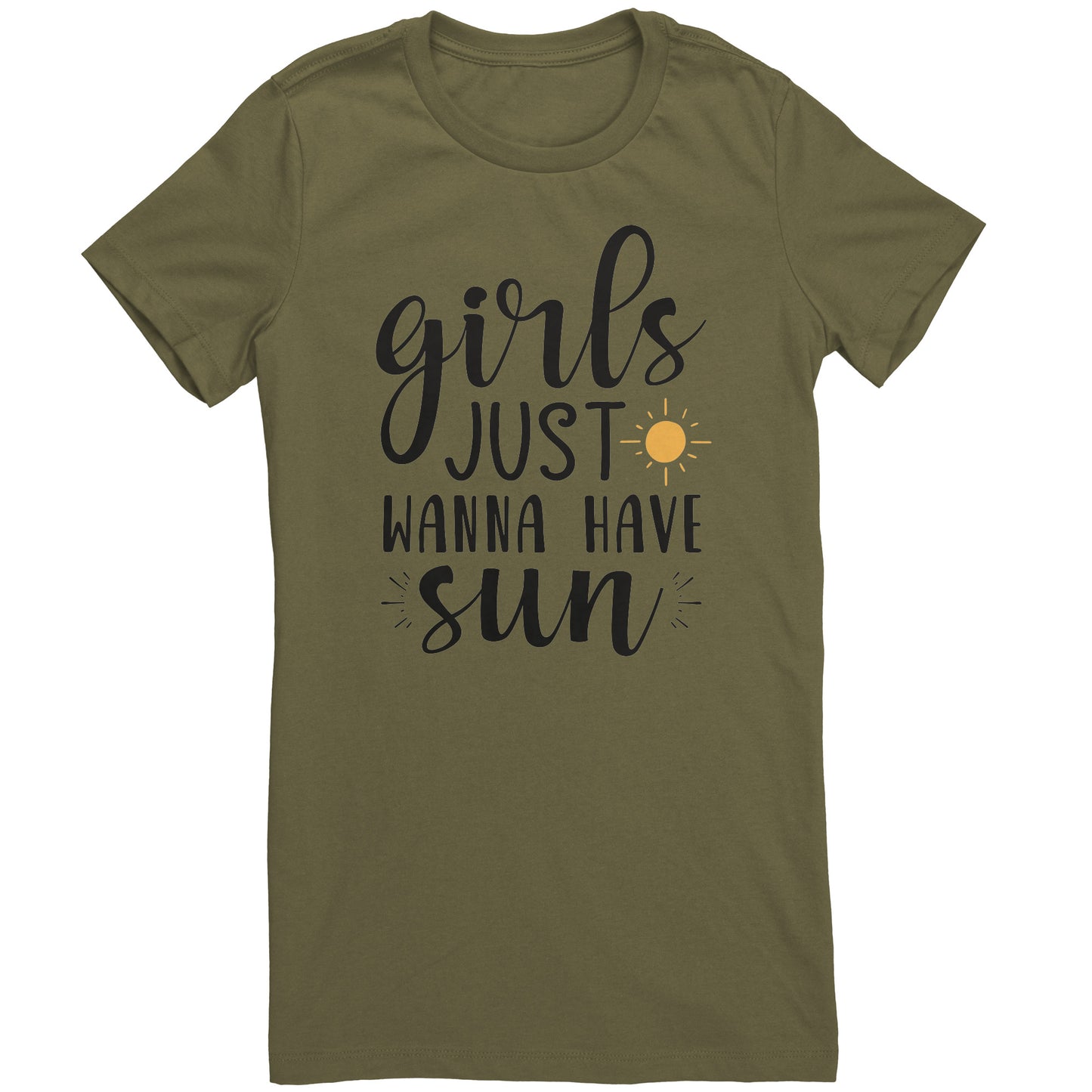 Bella Womens Shirt - Girls just wanna have sun