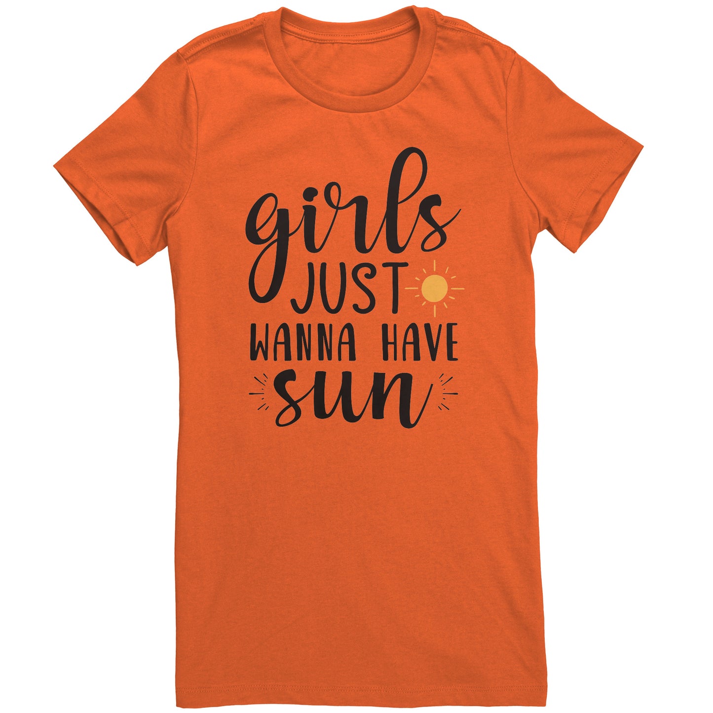 Bella Womens Shirt - Girls just wanna have sun