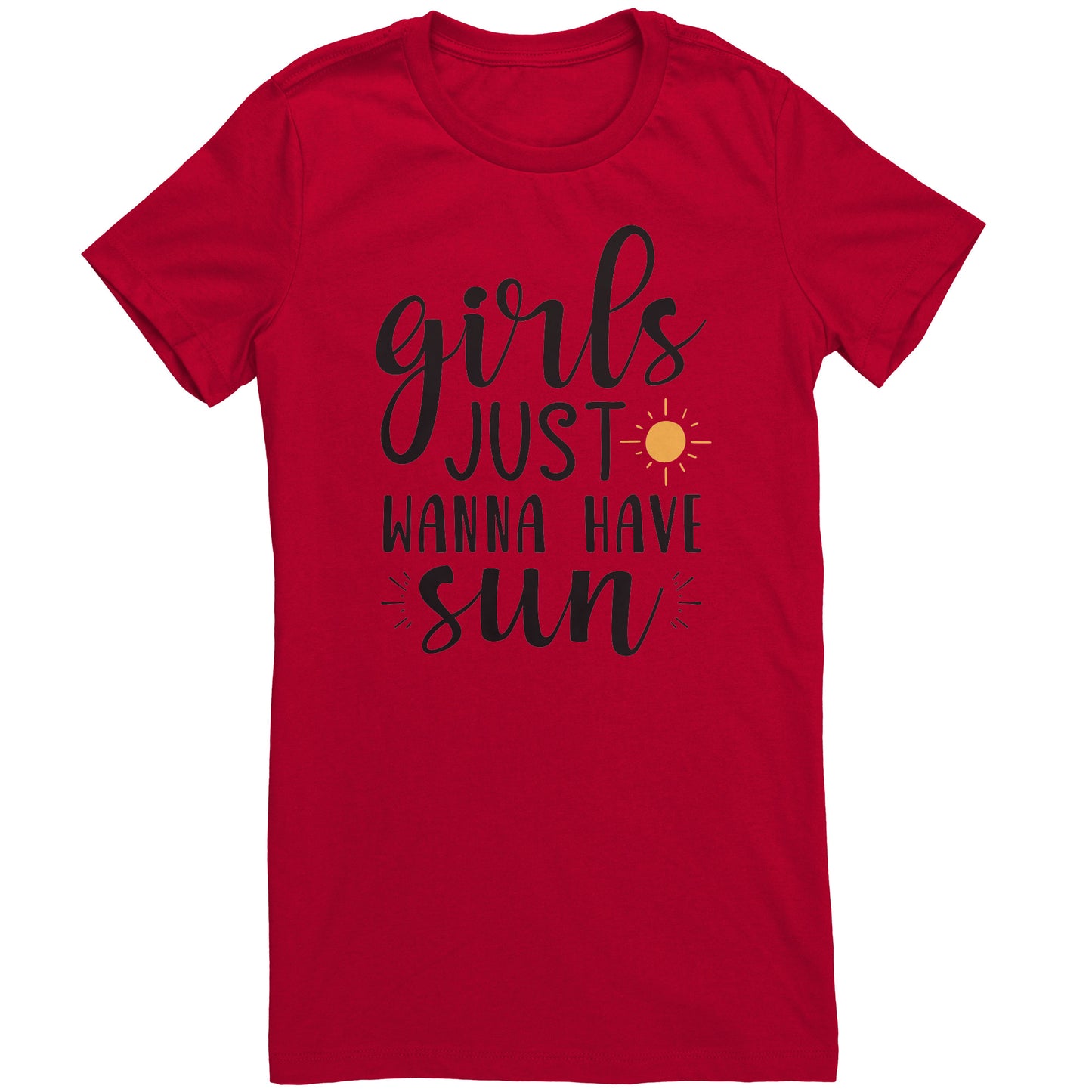Bella Womens Shirt - Girls just wanna have sun