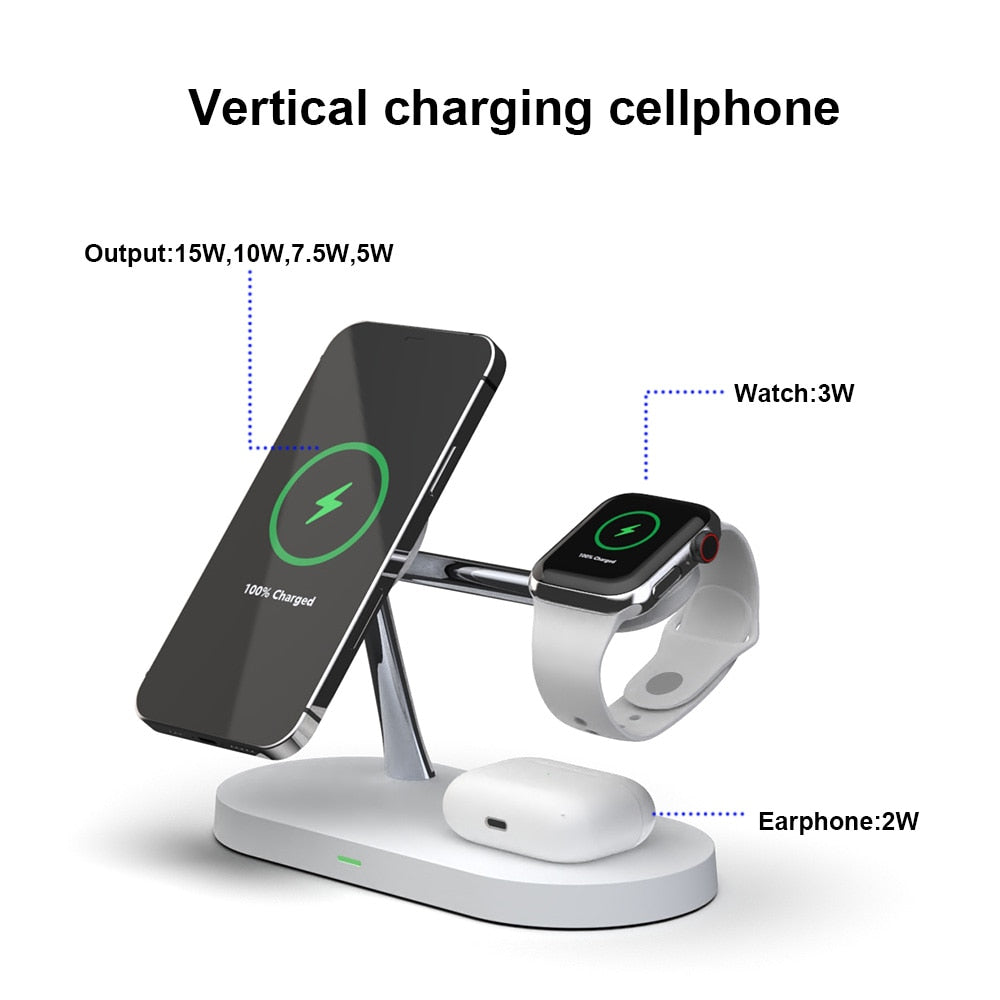 3 in 1 Wireless Magsafe Charger Stand