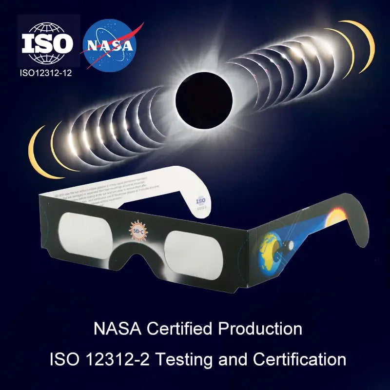 Solar Eclipse Glasses - CE / ISO Certified