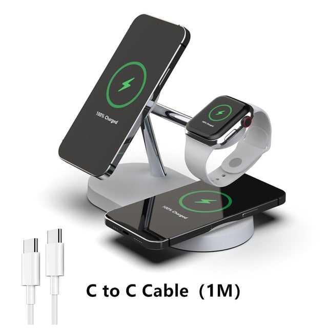 3 in 1 Wireless Magsafe Charger Stand