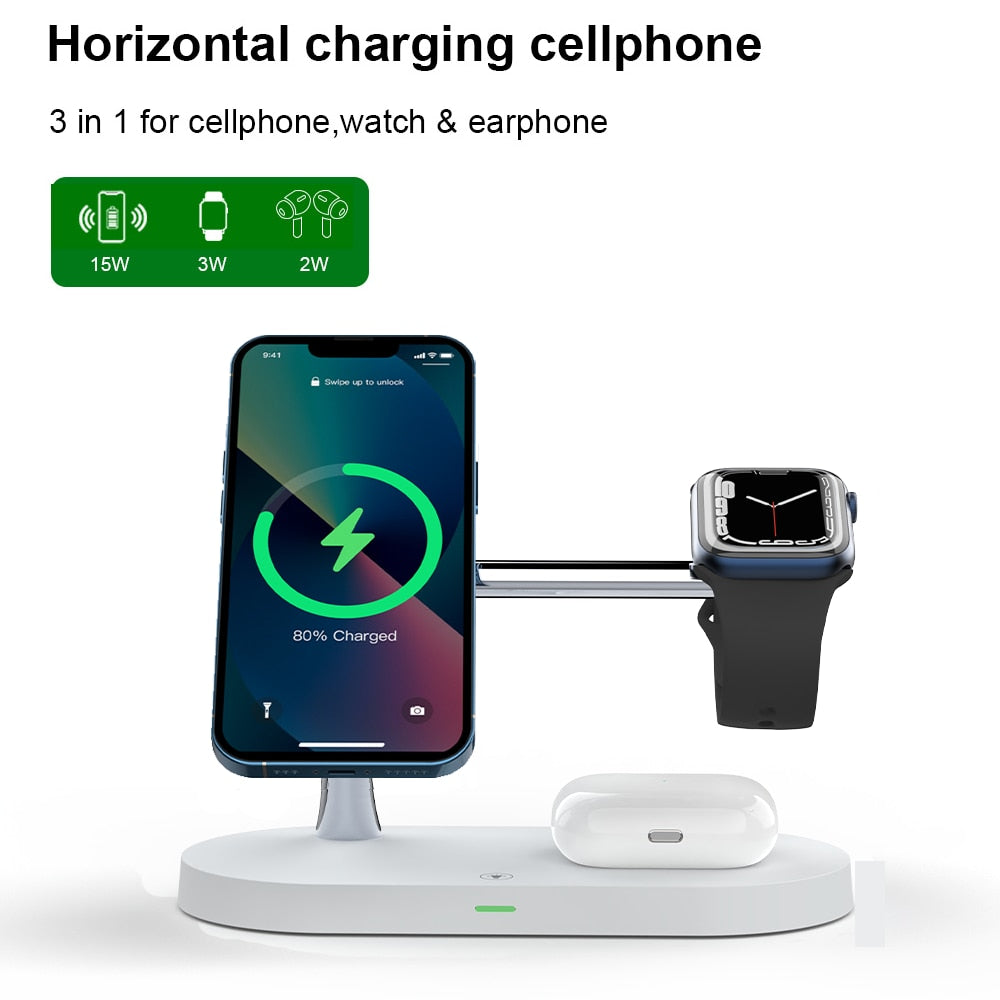 3 in 1 Wireless Magsafe Charger Stand