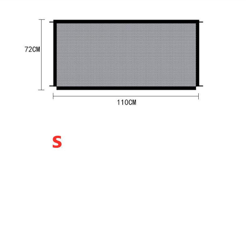 Pet Safety Gate - Black Foldable